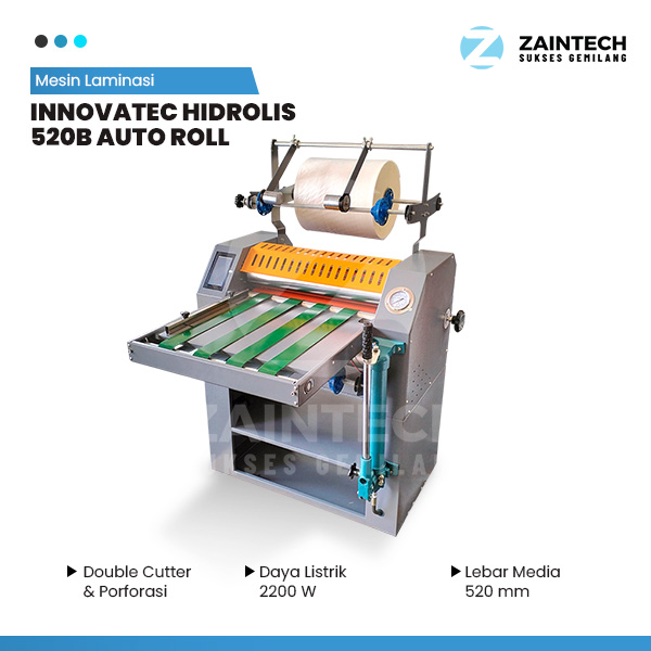 Serupa Mesin Laminasi INNOVATEC Hidrolis Auto Roll 520B